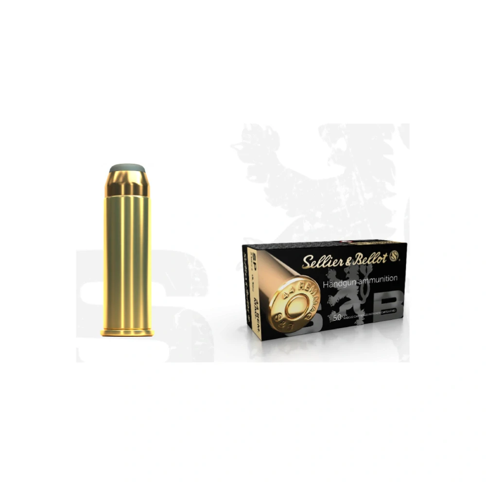S&B, 44 Rem Mag SP, 15.55 g/240 grs