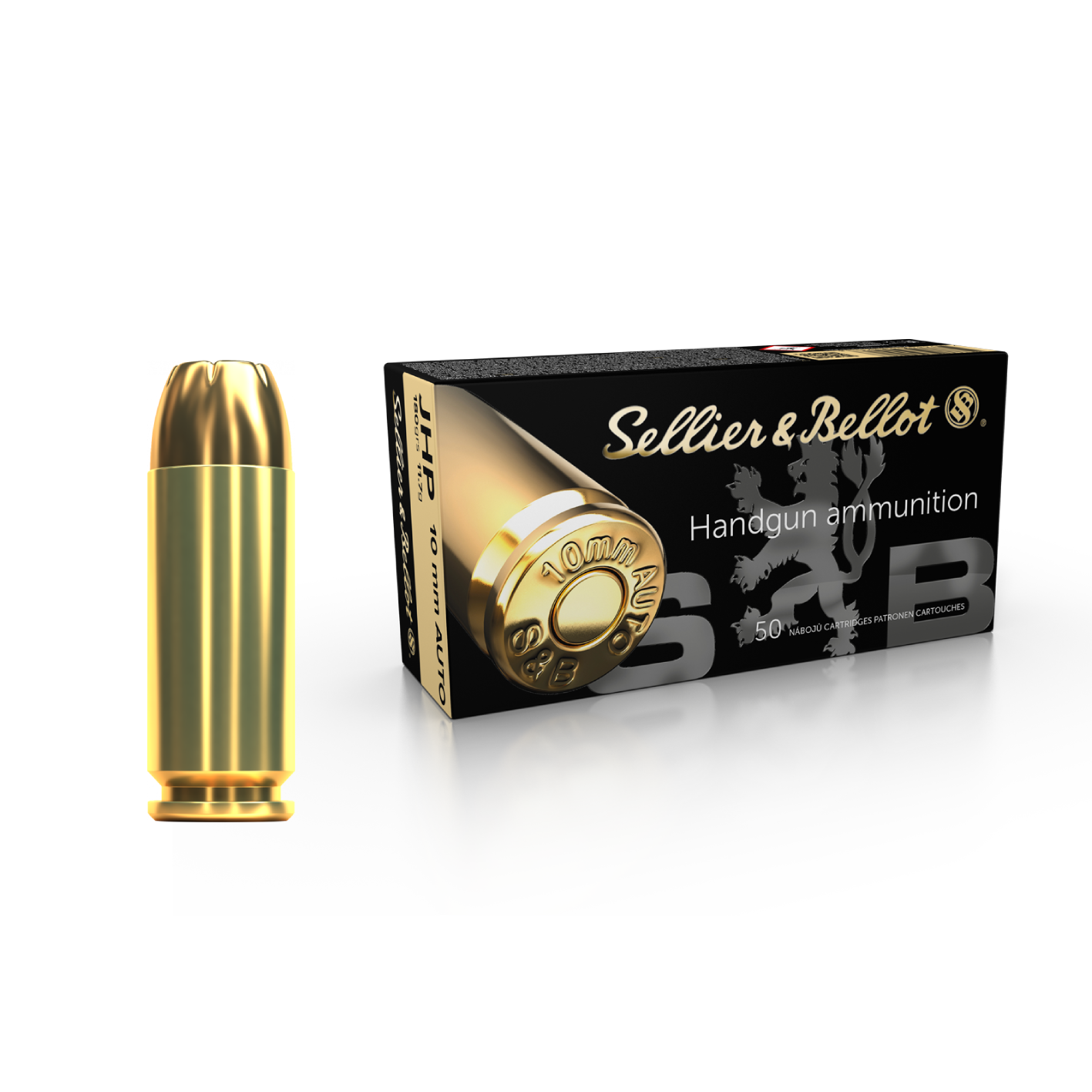 S&B, 10 mm AUTO JHP 11,7 g / 180 gr