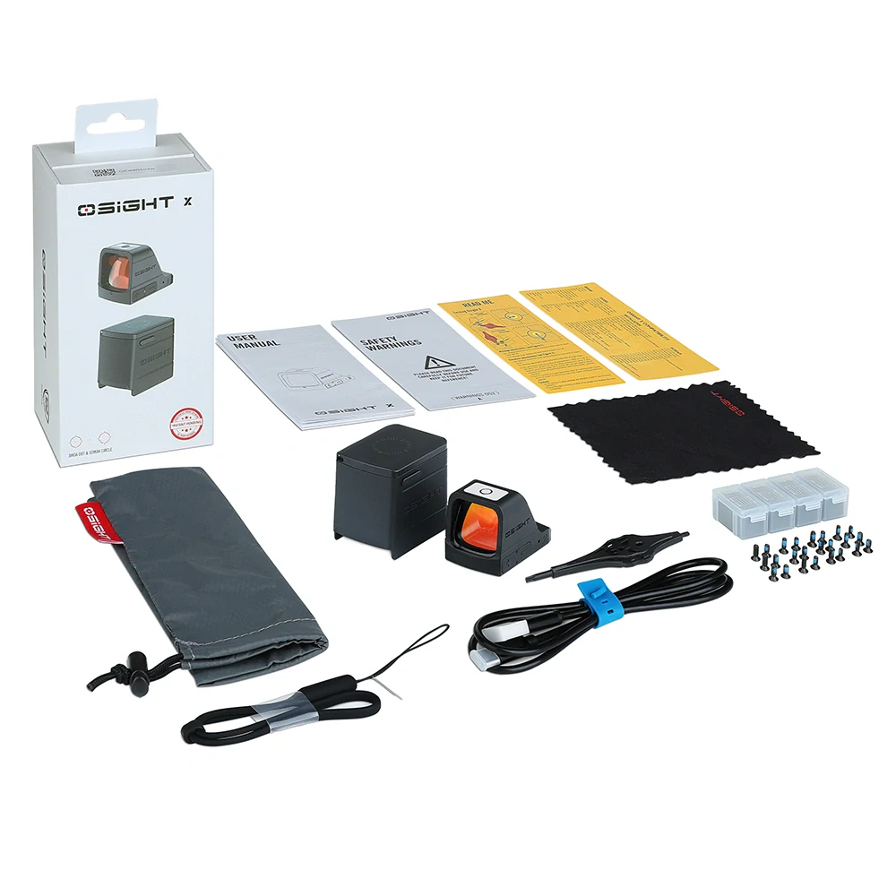 OLIGHT Osight X Red + Magnetický nabíjecí kryt