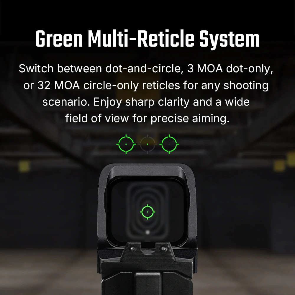 OLIGHT Osight X Green + Magnetický nabíjecí kryt
