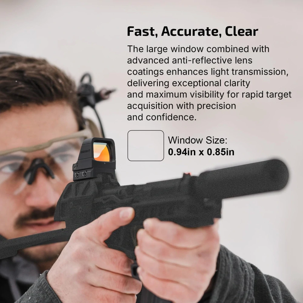 OLIGHT Osight X Red + Magnetický nabíjecí kryt