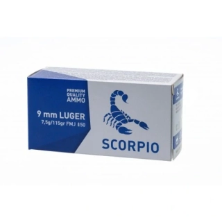 STV SCORPIO 9mm Luger 115gr FMJ